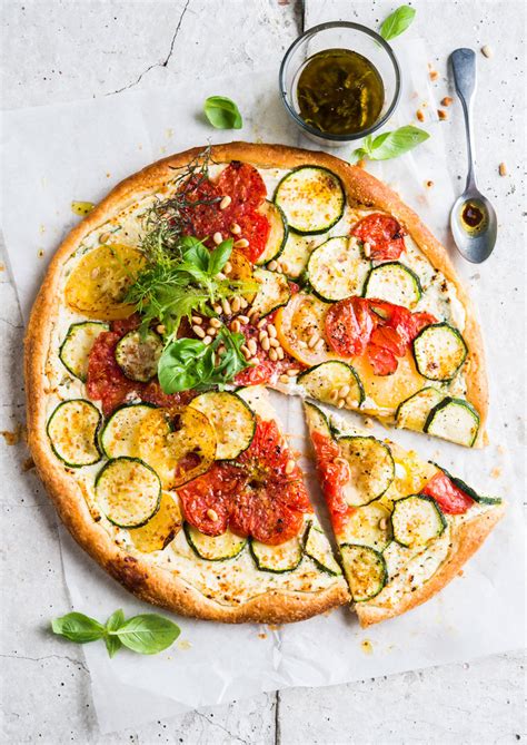 Tarte à la courgette tomates et ricotta Recette Cuisine