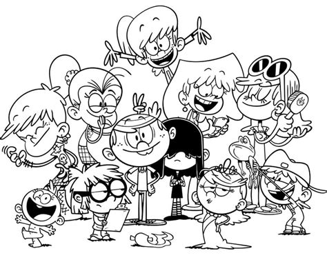 Lisa Loud From Loud House Coloring Page Free Printable Coloring Pages