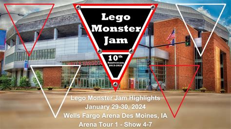 Lego Monster Jam Des Moines IA Highlights YouTube