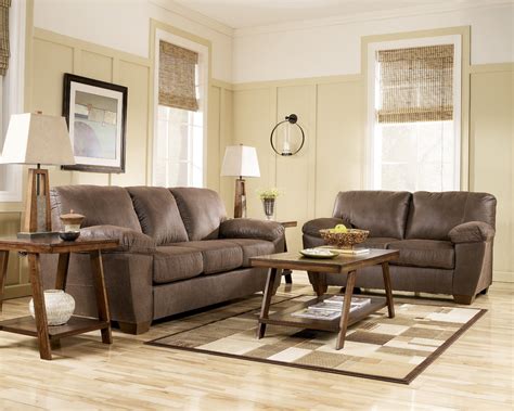 Amazon Walnut Living Room Set by Ashley Furniture - 6750 - Living Room ...