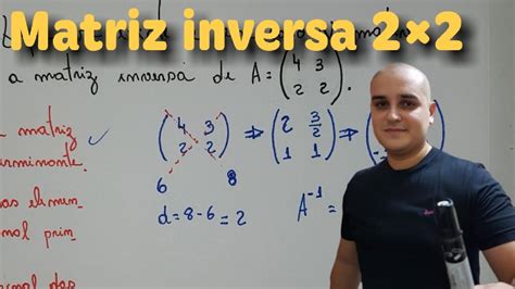 Matriz Matriz Inversa X Youtube