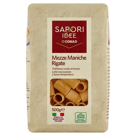 Sapori Idee Conad Mezze Maniche Rigate G Conad