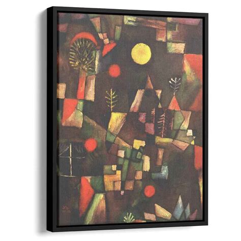 full moon   paul klee canvas artwork kanvah