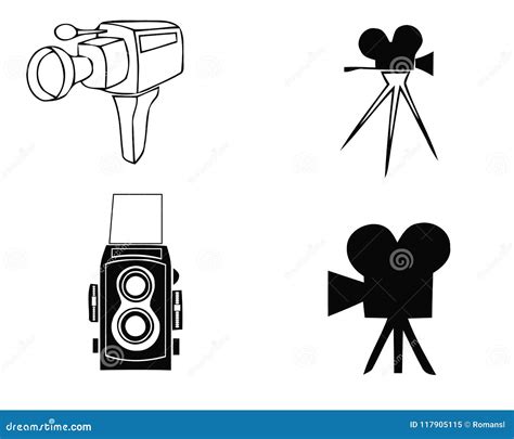 Camera Silhouette Vintage Stock Illustrations – 2,984 Camera Silhouette ...