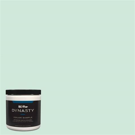 Behr Dynasty Oz M Green Aqua Satin Enamel Stain Blocking