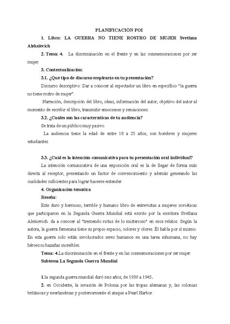 La Guerra No Tiene Rostro De Mujer 3