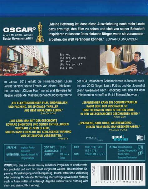 Citizenfour OmU Blu Ray Jpc