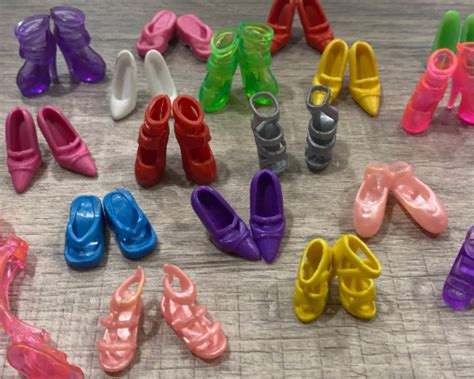 40 Pairs Of Barbie Shoes New Arrival Toy Accessories Fashion Etsy