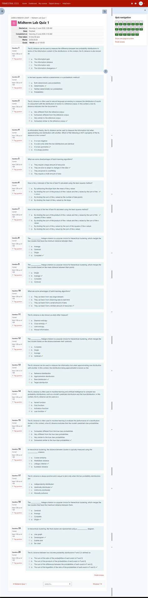 Midterm Lab Quiz Attempt Review Rimestral Home Dashboard My