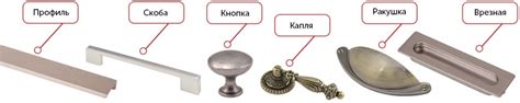 Виды мебельных ручек - ЧУП «Акс-мебель»