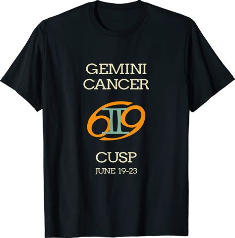 Gemini Cancer Cusp Zodiac Horoscope T Shirt Men Buy T Shirt Designs