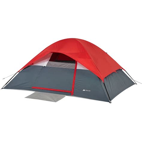 Ozark Trail 4-Person Dome Backpacking Tent, with Integrated E-Port for ...