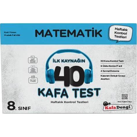 Kafa Dengi 8 Sınıf Lgs Matematik İlk Kaynağın 40 Kafa Test 9786257079372