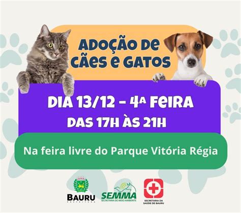 Feira Livre Do Parque Vit Ria R Gia Ter Ado O De Animais Nesta Quarta