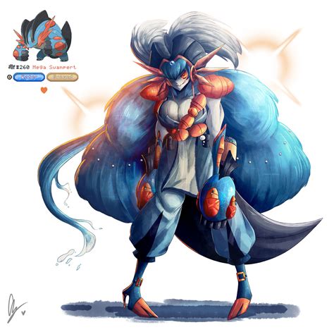 260 Mega Swampert By Iingo On Deviantart