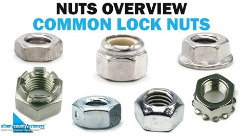 Common Types Of Lock Nuts Fasteners Edu Svet Gob Gt