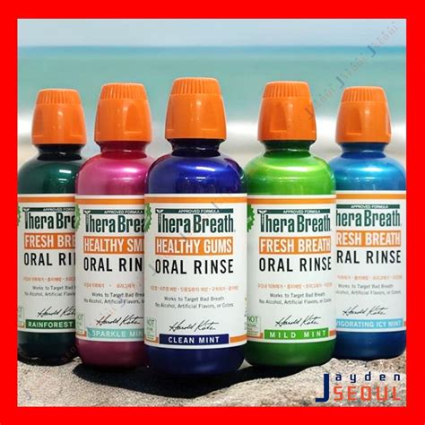 Therabreath Oral Rinse 473ml Mild Mint Icy Mint Clean Mint