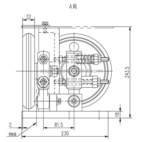 Elevator Part Roller Guide Shoe Guide Rail Width 16mm Buy Elevator