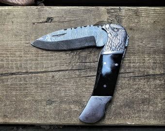 eagle handle knife etsy