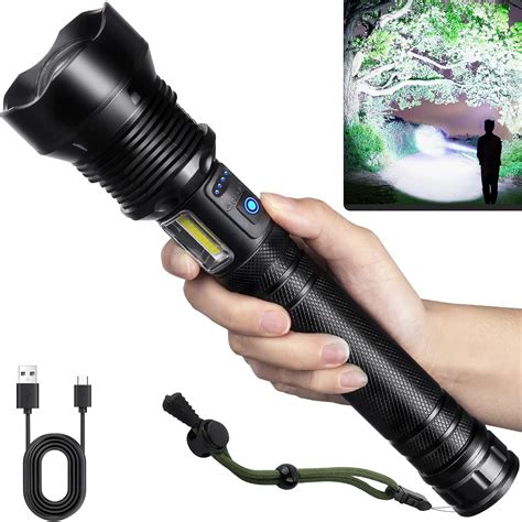 flashlights high lumens rechargeable super bright  lumens