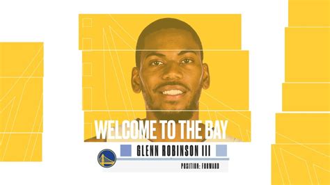 Warriors Sign Free Agent Forward Glenn Robinson III | NBA.com