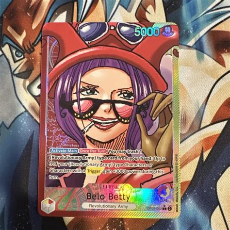 Belo Betty Op05 002 One Piece Alt Art Leader Awakening Of The New Era