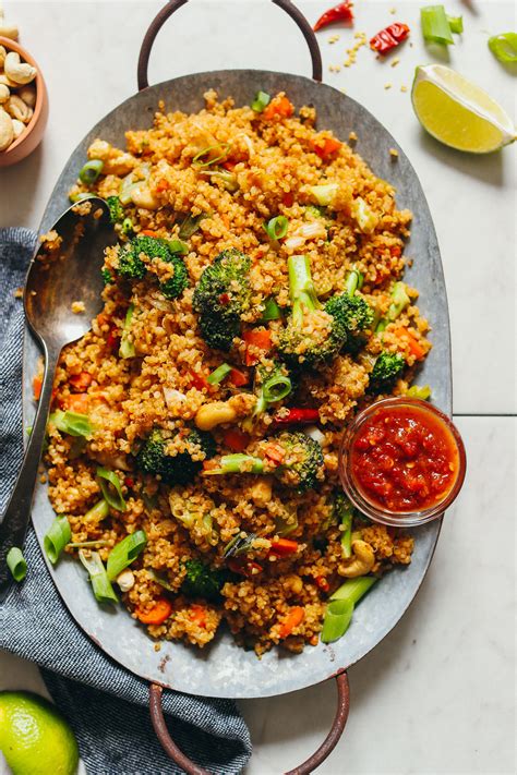 30 Minute Quinoa Fried Rice Minimalist Baker Recipes