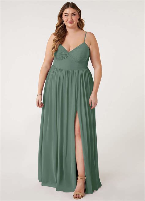 Azazie Zeya Eucalyptus Bridesmaid Dresses Azazie