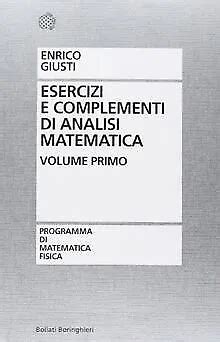 Esercizi E Complementi Di Analisi Matematica Program Buch