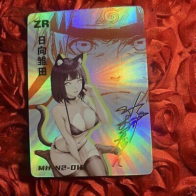 Hinata Hyuga NARUTO Goddess Insta INFLUENCER ZR Waifu Anime Girl Foil