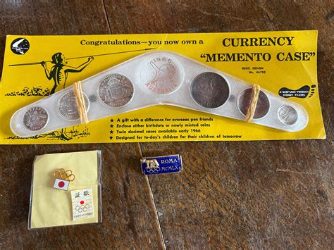At Auction: Olympics badges - ROME 1960; SEOUL 1988 + Pre-Decimal