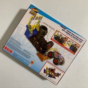 Mattel Toys Mattel Hot Wheels Monster Trucks Arena Smashers Smash Race Challenge Playsetnib