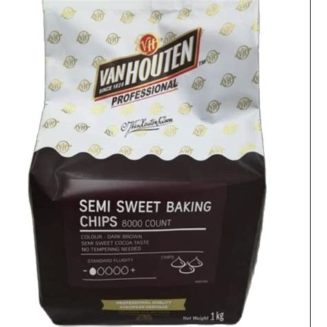 Choco Pinoy Van Houten Semi Sweet Baking Chocolate Chips Lazada Ph