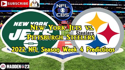 New York Jets Vs Pittsburgh Steelers 2022 Nfl Season Week 4