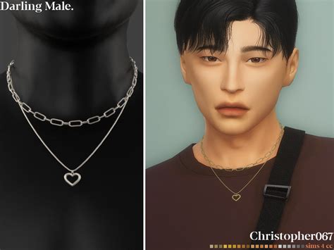 Darling Necklace Male The Sims 4 Create A Sim Curseforge