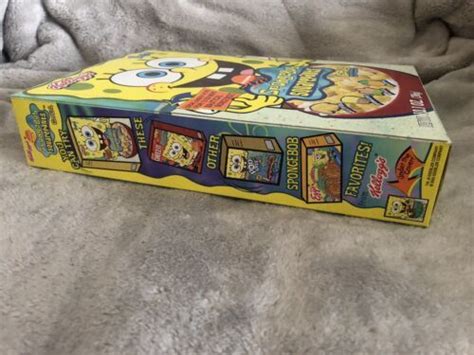 Spongebob Squarepants Cereal Box Kellogg S Jellyfishing Game New