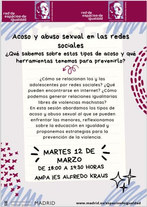 Jornada Coeducacion Acoso Y Abuso Sexual En Las Redes Ampa Ies