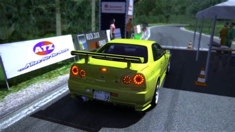 Nissan Skyline GT R R34 V Spec At Bergrennen Remlingrade YouTube