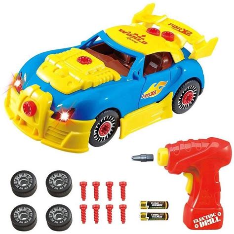 Jeu De Construction Voiture De Course Sonore Monter Demonter