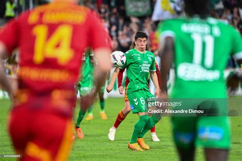 Saint Étienne X Rodez Aveyron Football - Benjamin BOUCHOUARI of Saint-Etienneduring the Ligue 2 BKT match ...