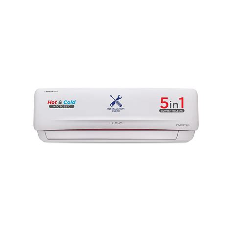 Lloyd 1 5 Ton 3 Star Hot Cold Inverter Split AC