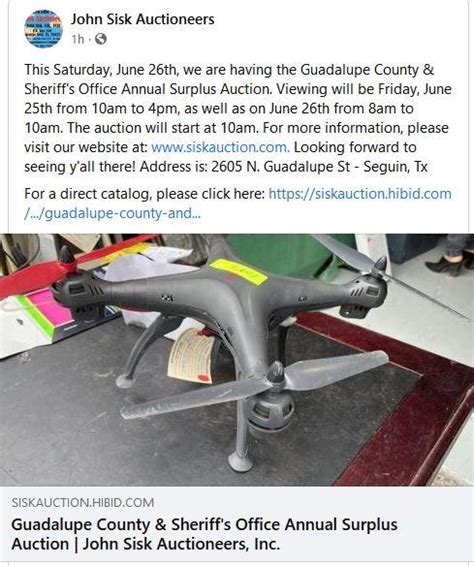 Guadalupe County & Sheriff's Office Annual Surplus Auction (06/22/2021) - Press Releases ...