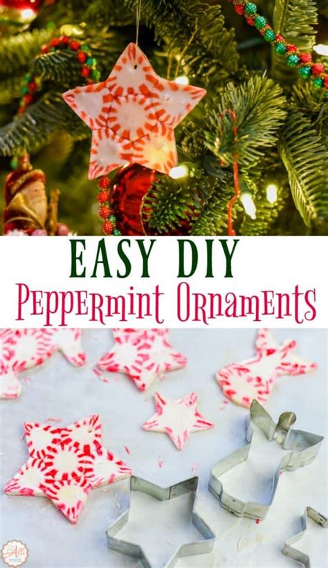 How to Make Peppermint Candy Ornaments - An Alli Event