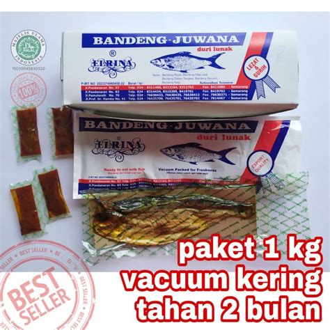 Bandeng Presto Duri Lunak Juwana Elrina Semarang Vacuum Kering Paket 1