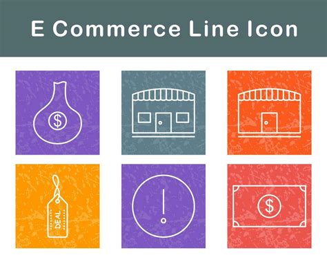 E Commerce Vector Icon Set 20644250 Vector Art At Vecteezy