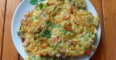 Resep Dadar Telur Banyak Sayur Oleh Ria Mamanya Tata Cookpad