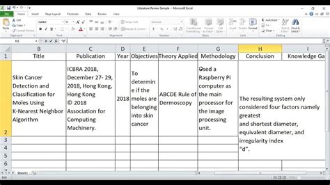 Preparing The Review Of Related Literature Matrix For Your Thesis