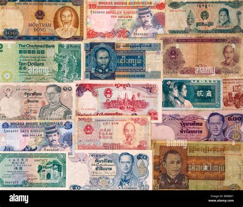 Foreign Currency Notes With Names