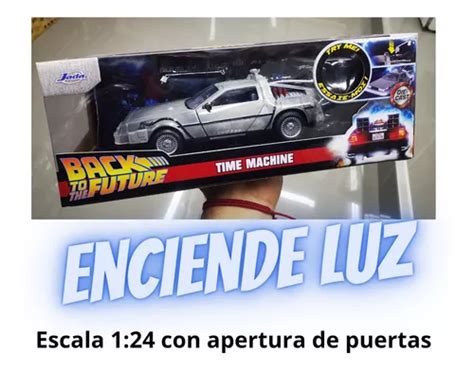 Delorean Volver Al Futuro I Con Luz Escala Metalico Cuotas Sin