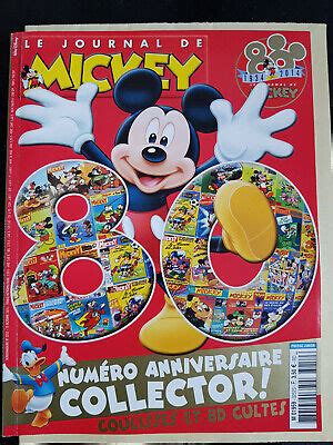 LE JOURNAL DE Mickey collector 80 ans avec fac similé n 1 EUR 15 00